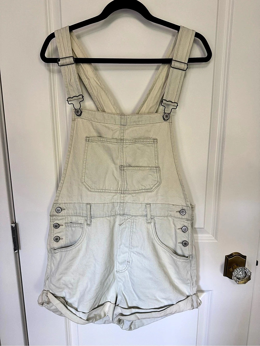 We The Free Ziggy Shortalls light denim